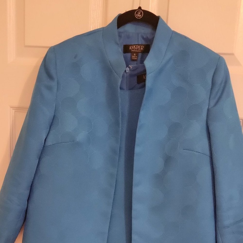 Turquoise Dress with matching jacket